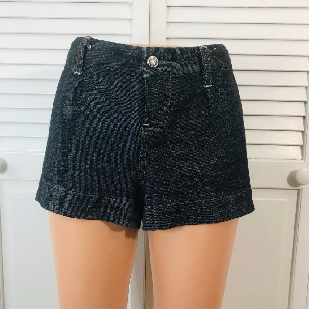 2/$25 AMERICAN RAG CIE Dark Blue Jean Shorts Size 9